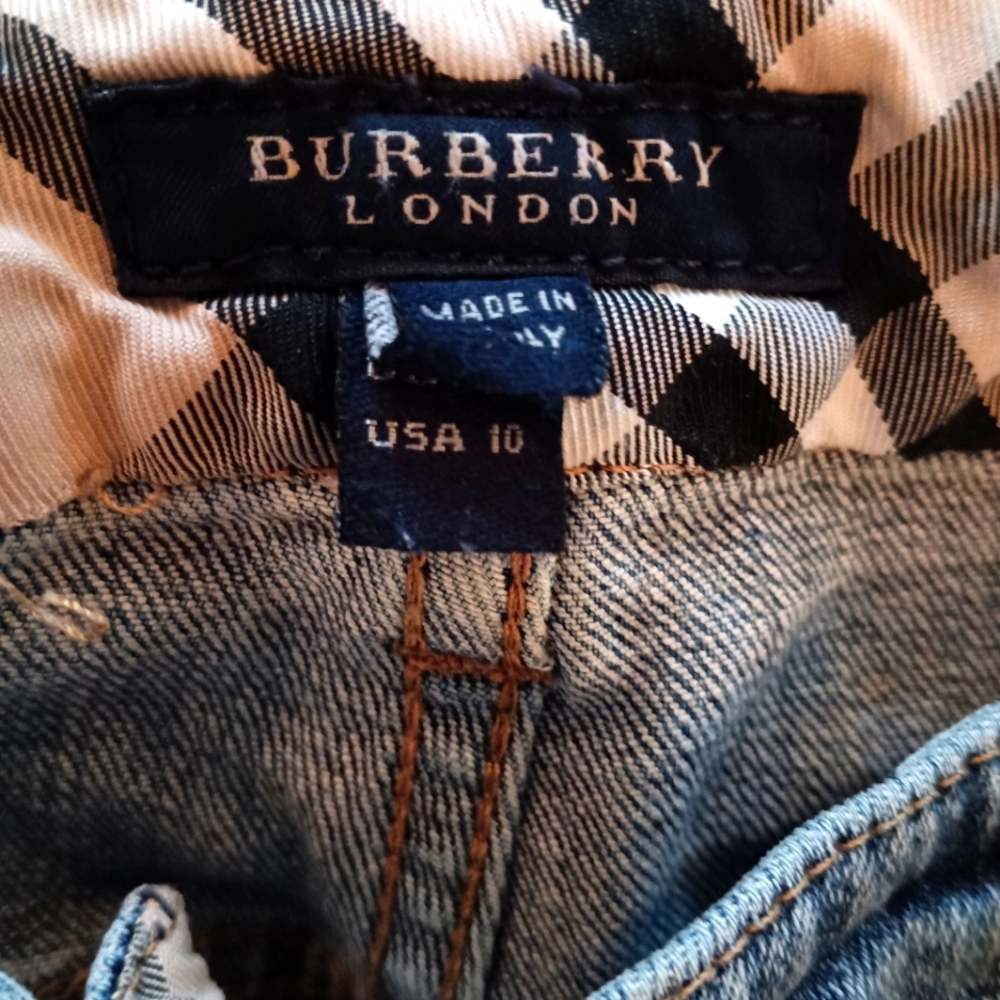 Burberry London Black and Blue Jeans